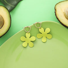 Vintage Alloy Drop Earring Simple Cute