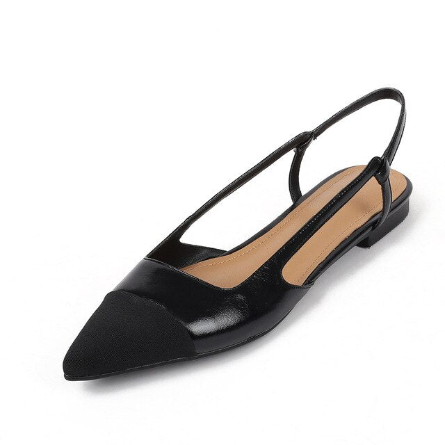 SOPHITINA New Pointed Toe Women Flats High Quality Cow Leather Mixed Colors Fashion Slip-On Shoes Comfortable Casual Flats SO439