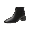 PU Black Boots