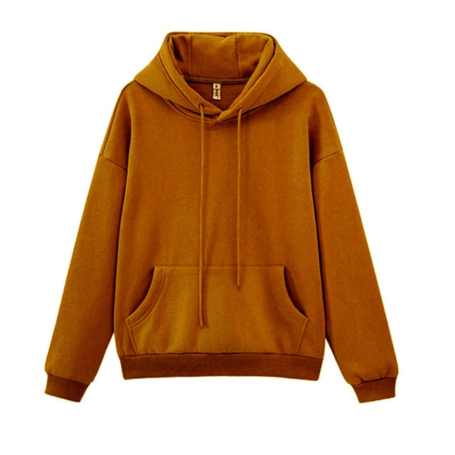 atoppies Womens Tracksuits Hooded Sweatshirts 2020 Autumn Winter Fleece Oversize Hoodies Solid Pullovers Jackets Unisex Couple